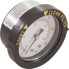 Pressure Gauge, Pentair, 1/4"mpt, 0-60psi, Back Mount 14-110-1002