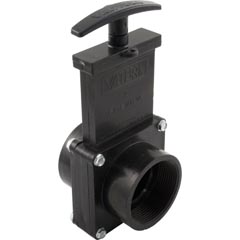 Gate Valve, 3 pc, Valterra, 2"fpt x 2"fpt, 40psi, Black 26-400-1560