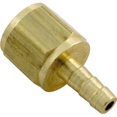 Barb Fitting, Universal, 1/8" Barb x 1/8"fnpt, Brass 47-319-1220