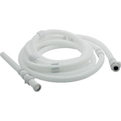 Feed Hose, Zodiac Polaris 360, w/Wall Fitting, 26ft, White 87-100-1734