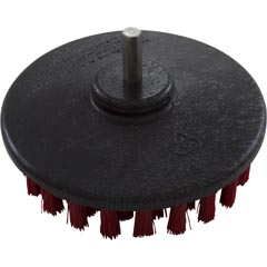 Drill Brush, Useful Products, 5" Scrub Brush, Red 99-640-1002